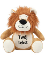duża maskotka lew z twoim tekstem dla dziecka na prezent czcionka 2 m045