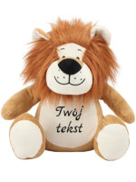 duża maskotka lew z twoim tekstem dla dziecka na prezent czcionka 6 m045