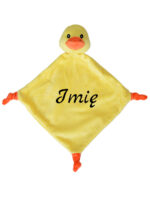 przytulanka kaczuszka niemowlęca z imieniem czcionka 6 m049