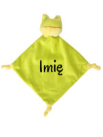 przytulanka żabka dla niemowlaka personalizowana czcionka 1 m046