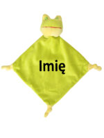 przytulanka żabka dla niemowlaka personalizowana czcionka 2 m046