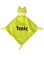 przytulanka żabka dla niemowlaka personalizowana czcionka 3 m046