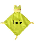 przytulanka żabka dla niemowlaka personalizowana czcionka 4 m046