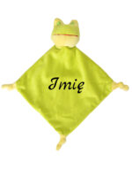 przytulanka żabka dla niemowlaka personalizowana czcionka 6 m046