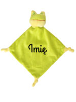 przytulanka żabka dla niemowlaka personalizowana czcionka 7 m046