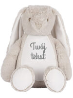 króliczek beżowy duży personalizowany m051 czcionka 7