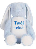 króliczek niebieski duży z twoim nadrukiem m050 czcionka 4 króliczek niebieski duży z twoim nadrukiem m050 czcionka 4