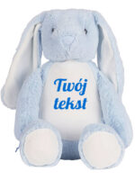 króliczek niebieski duży z twoim nadrukiem m050 czcionka 5 króliczek niebieski duży z twoim nadrukiem m050 czcionka 5
