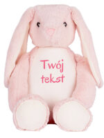 króliczek różowy duży z własnym napisem m052 czcionka 1 króliczek różowy duży z własnym napisem m052 czcionka 1