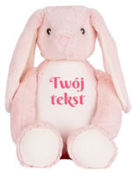 króliczek różowy duży z własnym napisem m052 czcionka 3 króliczek różowy duży z własnym napisem m052 czcionka 3