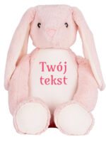króliczek różowy duży z własnym napisem m052 czcionka 4 króliczek różowy duży z własnym napisem m052 czcionka 4